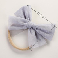 Nœud à cheveux en tulle fait main de haute qualité, style européen-américain, pour bébés et enfants, accessoires capillaires pour usage quotidien