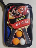 Racchetta da Ping Pong Jieling 2209 con Impugnatura Penhold, Base in Legno di Pioppo, 3/5/6/7/13/17 Strati, 158x152mm, 200g