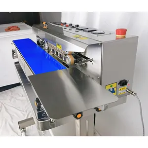 Continuous Plastic Bag Sealing Machine Horizontal Nitrogen Flushing Continuous Sealing Machine Automatic Vacuum Sealer Machines Plastic Bags