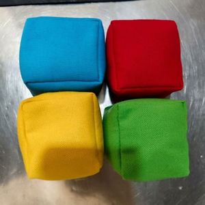Jeu de lancer de mini-sacs de sable en toile avec LOGO personnalisé, accessoires de jeu éducatifs pour enfants et adultes, jeux de lancer en plein air - Product Image 4