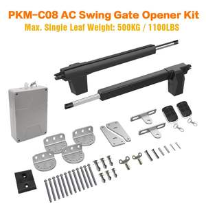 PKM-C08 ouvre-porte électrique robuste 500KGS par feuille opérateurs de porte automatique pour parc entrepôt industriel appartement - Product Image 2