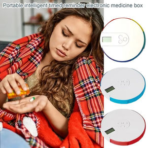 LM25063 Boîte à pilules électronique portable avec rappel de minuterie, distributeur de rangement pratique à utiliser - Product Image 3