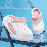 Sandales d'été BreezeStep personnalisées à semelle épaisse et bout fermé pour femme, respirantes, antidérapantes, imperméables, en EVA, style créateur