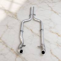 Kit de downpipe catalyseur sport en acier inoxydable SS304 à fixation par boulons pour Mercedes-Benz CLS400 W218 3.5L 2012-2018 Racing