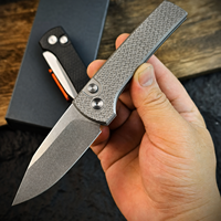 Navaja Plegable Compacta EDC MagnaMax de Acero con Mango de Aluminio, Táctica, para Exteriores, Camping, Supervivencia, Caza, Regalo, 79g