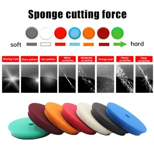 5 Inch 125mm Mobile Detail DA Buffer Pad Equipment Car Polishing Pads Car Detailing Polishing Pad