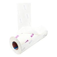 Ruban adhésif double face en PE flexographique Tesas 72126, activé par l'eau, à chaud, imperméable, ne laisse aucune trace