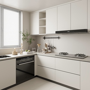 Armoires <span class=keywords><strong>de</strong></span> <span class=keywords><strong>cuisine</strong></span> modernes écologiques personnalisées <span class=keywords><strong>de</strong></span> luxe <span class=keywords><strong>en</strong></span> <span class=keywords><strong>bois</strong></span> <span class=keywords><strong>de</strong></span> pin, porte <span class=keywords><strong>en</strong></span> panneau <span class=keywords><strong>de</strong></span> particules, imperméable, ignifuge, évier, panneau stratifié - Product Image 4