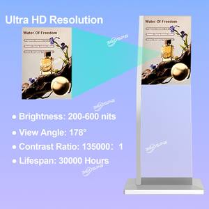 Pantalla Digital 360SPB TOS30A de 30 Pulgadas, Kiosco Transparente OLED para Interiores, para Tiendas Minoristas y Uso OEM - Product Image 6