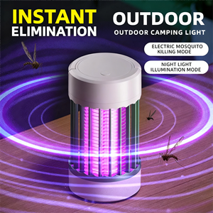 โคมไฟกำจัดยุง ชาร์จ USB ไฟ LED เป็นมิตรกับสิ่งแวดล้อมแบบพกพาเครื่องดักแมลงเครื่องดักแมลงวันกำจัดแมลงบ้านทำความสะอาดง่าย 20 ม - Product Image 2