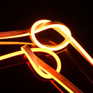 Ruban LED néon intelligent, compatible Google Home et Goovee, RVB, à piles, pour enseignes lumineuses, ultra-fin, flexible en silicone - Product Image 1