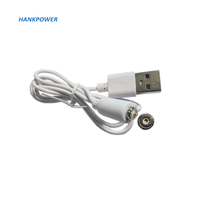 Câble de charge magnétique 8MM 2 broches POGO PIN USB vers connecteur magnétique 2A pour charge de jouets