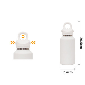 Một tay mở nắp, 316 chân không rò rỉ bằng chứng thép không gỉ phích, cao cấp push-loại thiết kế Quà Tặng Chai nước cho xe hơi - Product Image 6