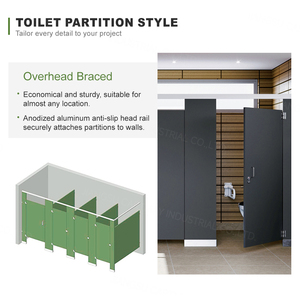 Cartmay sơn tĩnh điện nhà vệ sinh phân vùng trường nhà vệ sinh ngăn gỉ thép bệnh viện cubicles - Product Image 6