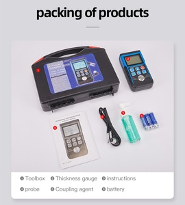 Tragbares profession elles Dicken messgerät mit einer Auflösung von 0,01mm Handheld Digital copper Metal Plastic Glass Ultraschall-Dicken <span class=keywords><strong>tester</strong></span> - Product Image 6