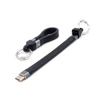 Câble plat en silicone USB4 40 Gbps, type C vers type C, transfert de données haute vitesse, câble de stockage portable