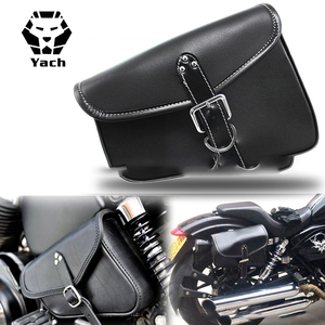 Sac à outils de selle pour <span class=keywords><strong>moto</strong></span>, avec côté en cuir PU, imperméable, de haute qualité, vente en gros, livraison gratuite - Product Image 3