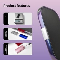 Accessoires de poids pour raquette de pickleball Newchance Professional avec bloc d'équilibrage et bandes de poids personnalisées à clipser