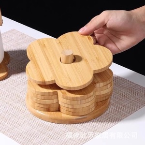 Bamboo heat-insulating <b>mat</b>, placemat, Chinese style placemat, bowl <b>mat</b>, <b>plate</b> <b>mat</b>, heat-resistant and anti-scalding casserole - Product Image 4