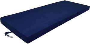 <span class=keywords><strong>Futon</strong></span> 60 x 190 cm, grand lit pliant portable de voyage, bleu foncé, économise de l'espace - Product Image 3