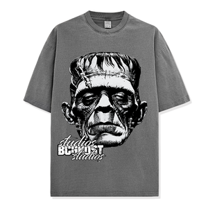 T-Shirt Oversize in 100% Cotone Lavorato a Maglia con Motivo Animato Stampato, Peso 260 Grammi, Lunghezza Regolare - Product Image 5