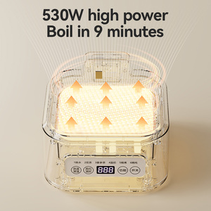 2L Ấm đun nước điện thép không gỉ Tự động tắt 5 <span class=keywords><strong>Temp</strong></span> cài đặt trước 24h giữ ấm Tiết kiệm năng lượng cho cà phê/trà/văn phòng hộ gia đình sử dụng - Product Image 2