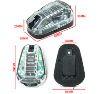 Lampe de signalisation tactique LWXC, lampe de tête LED stroboscopique, lampe de tête multifonctionnelle pour le camping et les activités de plein air