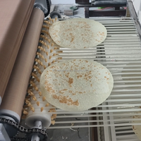 Ligne de production multifonctionnelle de galettes fines Lavash, machine à fabriquer des tortillas, des pains plats Pita avec four de cuisson, vente chaude