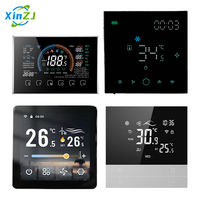 Interrupteur intelligent mural tactile Tuya XZJ Wifi pour variateur de rideaux électriques, prise EU pour la maison