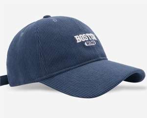Casquette de baseball en velours côtelé personnalisée avec broderie originale du logo Boston, 6 panneaux, vente en gros - Product Image 5