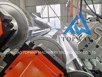 Ligne de production de machines d'extrusion et de thermoformage pour feuilles rigides transparentes en plastique PVC, PET, PP, PE, PLA, acrylique