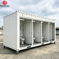 BELYOO - Unité Sanitaire Portable avec Plusieurs Cabines de Toilettes pour Projets Extérieurs