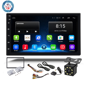 Reproductor de DVD para coche con Radio Multimedia Android de 7 pulgadas con GPS MTK 2 Din compatible con cámara de visión trasera WIFI incorporado micrófono Mirror Link - Product Image 2