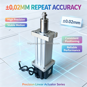 Actuador Lineal de Precisión, Cilindro de Émbolo con Cuerpo de Aluminio Eléctrico, Alta Precisión ±0.02mm, Movimiento Estable - Product Image 4