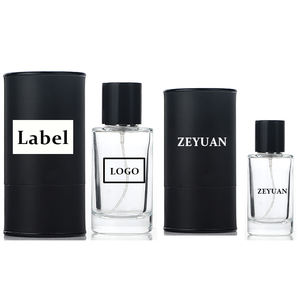 กล่องของขวัญสุดหรูแบบกำหนดเอง บรรจุภัณฑ์ขวดน้ำหอมทรงกระบอกใส ขนาด 30 มล. 50 มล. 100 มล. พร้อมฝาแม่เหล็ก - Product Image 2