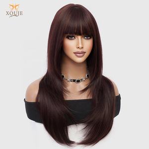 شعر مستعار صناعي قابل للتعديل مصنوع حسب الطلب بمظهر طبيعي وواقعي مناسب للارتداء اليومي للنساء بطول 26 بوصة - Product Image 2