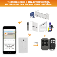 Nouvelle conception 433.92hmz WIFI USB Duplicateur Télécommande intelligente RF pour moteur de porte de garage