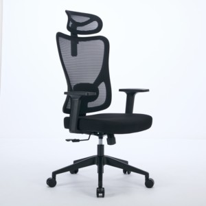 Ergonomic cao trở lại ghế điều hành Ghế văn phòng điều chỉnh tay tựa đầu làm bền PP hiện đại 2D thắt lưng hỗ trợ lớn cao lưới - Product Image 2