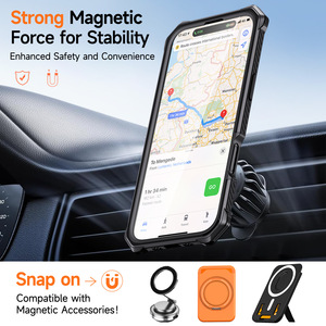 Funda Magnética Vertical Moderna para Teléfono Móvil iPhone 17 Air 16 15 12 13 14 Pro Max Plus, Cubierta Protectora Anticaídas 16E - Product Image 3