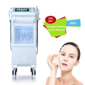 เครื่องทำทรีทเมนต์หน้าด้วยออกซิเจนแบบฟอง 9in1 เครื่องฟองออกซิเจนอเนกประสงค์ เครื่องไฮดราเดอร์มาเบรชั่นแบบมืออาชีพ - Product Image 3