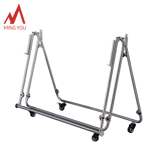 Exhibidores de Ropa Metálicos con Recubrimiento Negro para Tiendas de Ropa, Soportes para Exhibición de Prendas - Product Image 3