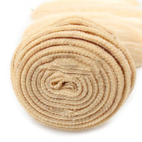 Pas cher Halo vietnamien vierge brut naturel 613 miel blond bouclé 100% vrais cheveux humains vague de corps trame faisceaux Extensions vendeur