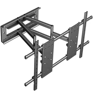 Hillport Wholesales Multimedia Led Lcd Full Motion Telescopic TV Rack Wall Mount Bracket For 50-110 Inch