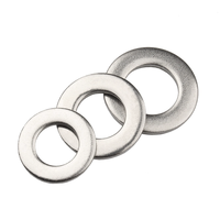 Custom Size Stainless Steel SS 304 316 31L A2 A4 Flat Washer DIN125 M8 M10 M12 Round Plain Washer 3/16" 1/4" 1/2" Inch Size