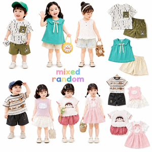 <span class=keywords><strong>Stock</strong></span> di <span class=keywords><strong>abbigliamento</strong></span> estivo per bambini in eccesso dalla fabbrica cinese Fujian - Lotto misto di <span class=keywords><strong>abbigliamento</strong></span> per bambini e bambine di Grado A, senza marchio - Product Image 5