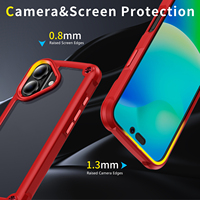 Pour iPhone 16 13 12 11 Pro Max 15 14 Plus Antichoc Peau Soyeuse Coque Arrière Ultra Mince Mat Dur PC Translucide Téléphone Cas