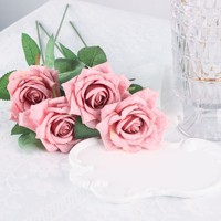 Hochwertige Weiße und Rote Austin Juliet Rosen Realistische Künstliche Blumen für Hochzeit & Heimdekoration Großhandel