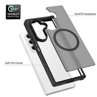 Étui de protection magnétique pliable effet seconde peau mat anti-chute pour Samsung Galaxy Z Fold 7, coque antichoc translucide compatible Z Fold 6 5