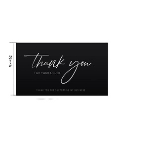 Tùy Chỉnh Thân Thiện Với Môi Thiết Kế Giấy Thiệp Chúc Mừng Thẻ Lá Nóng Dập Nổi 'Cảm Ơn You' Thẻ Phong Bì Dập Nóng Bề Mặt Hoàn Thiện - Product Image 3