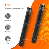 AK7 Professional Drum Microphone Instrument Microphone Kit de 7 pièces pour l'enregistrement de performances sur scène